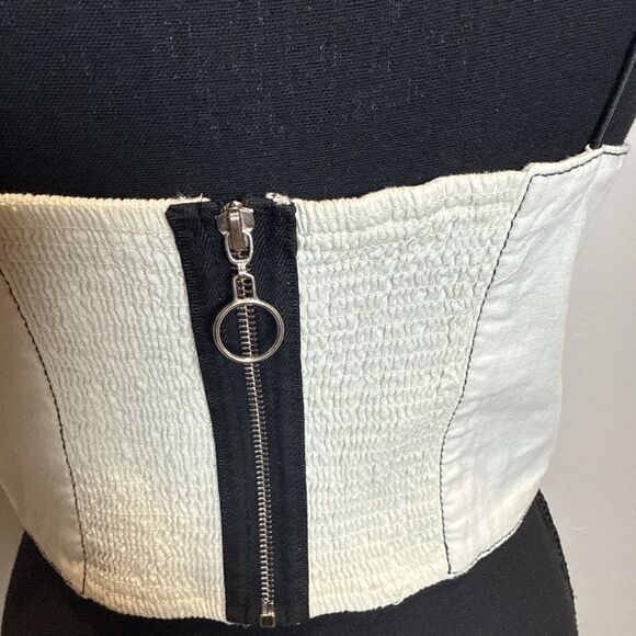 Urban Outfitters Corset Top Off White Cream Women's Size Medium - Picture 6 of 16